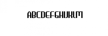 HEAVYwood.otf Font UPPERCASE