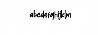 Headson.ttf Font LOWERCASE