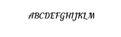 Hegemony.otf Font UPPERCASE