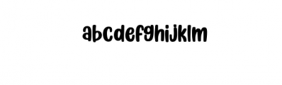 Hello Milky.ttf Font LOWERCASE