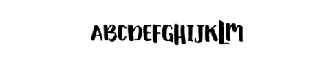 HelloCute.ttf Font UPPERCASE