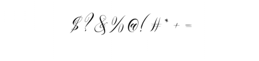 hebalita script Font OTHER CHARS