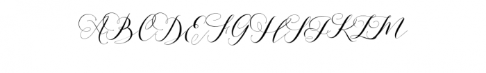 hebalita script Font UPPERCASE