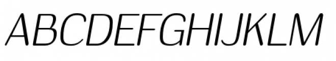 Headlight Light Italic Font UPPERCASE