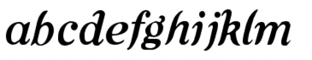 Hearst Italic Font LOWERCASE
