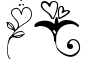 Heart Doodles Font UPPERCASE