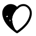 Heart Monograms Three Black Font LOWERCASE