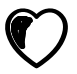 Heart Monograms Three White Font LOWERCASE