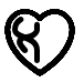 Heart Monograms Two White Font OTHER CHARS