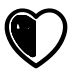 Heart Monograms Two White Font LOWERCASE