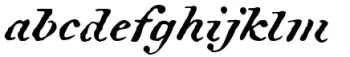 Heck Italic Font LOWERCASE