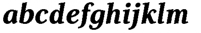 Helfa Bold Italic Font LOWERCASE