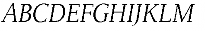 Helfa Light Italic Font UPPERCASE