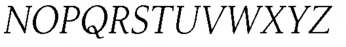 Helfa Light Italic Font UPPERCASE