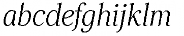 Helfa Light Italic Font LOWERCASE