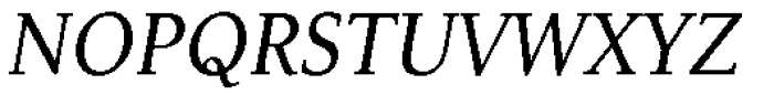 Helfa Regular Italic Font UPPERCASE