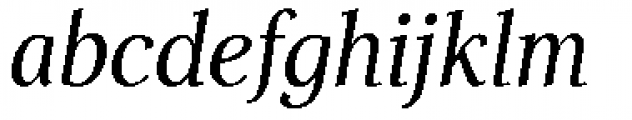 Helfa Regular Italic Font LOWERCASE