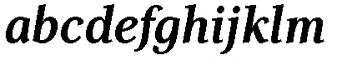 Helfa Semi Bold Italic Font LOWERCASE