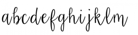 Hello Sunshine Regular Font LOWERCASE