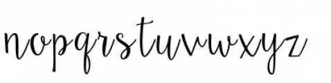 Hello Sunshine Regular Font LOWERCASE