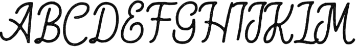 Hesland Rough Regular Font UPPERCASE