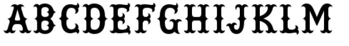 Hessian Font UPPERCASE