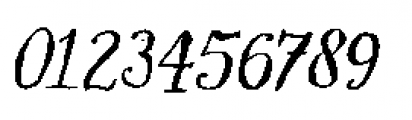 Hexenhammer Italic Font OTHER CHARS