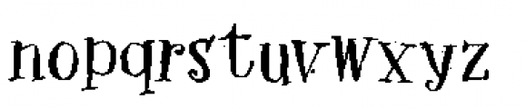 Hexenhammer Regular Font LOWERCASE