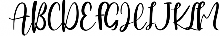 Hearttiger Elegant Handwritten Script Font UPPERCASE