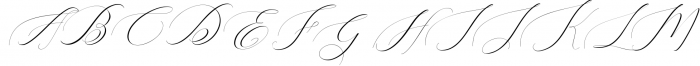 Heavenly Script | WEB FONT 2 Font UPPERCASE