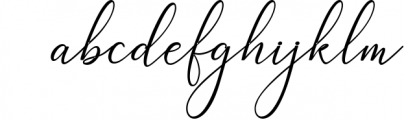 Heavenly Script | WEB FONT Font LOWERCASE