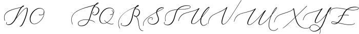 Heavenly Script 2 Font UPPERCASE