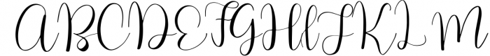 Heeshland//Modern calligraphy font Font UPPERCASE