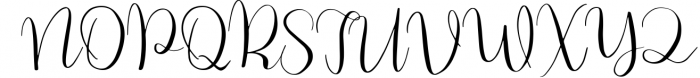 Heeshland//Modern calligraphy font Font UPPERCASE