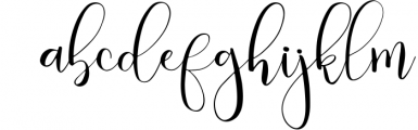 Heeshland//Modern calligraphy font Font LOWERCASE