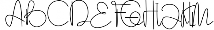 Hellomind-Beautiful Signature Font Font UPPERCASE
