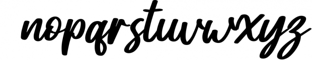 Hemilton - Bold Signature Font 1 Font LOWERCASE