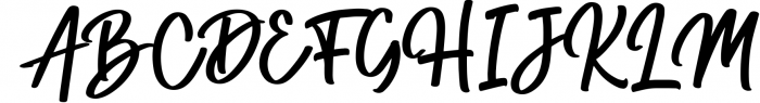 Hemilton - Bold Signature Font Font UPPERCASE