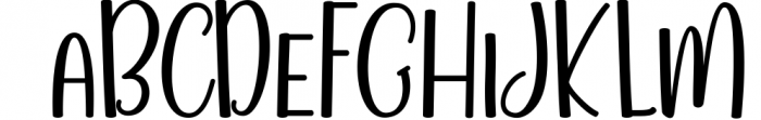 Heppy New Year Font LOWERCASE