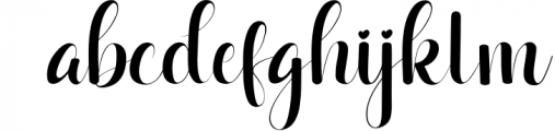 Herliya - Script Handwriting Font Font LOWERCASE