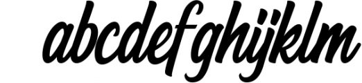 Hersley Typeface Font LOWERCASE