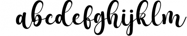 Hertina Script - Script Handwriting Font Font LOWERCASE