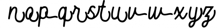 Hesland Vintage Script Font 2 Font LOWERCASE