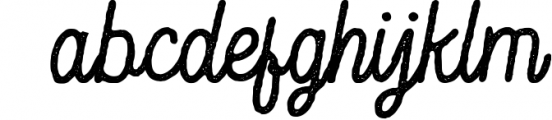 Hesland Vintage Script Font 3 Font LOWERCASE