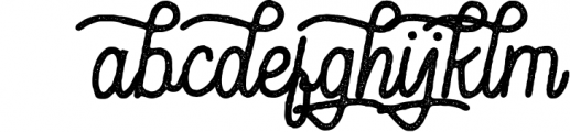 Hesland Vintage Script Font 6 Font LOWERCASE