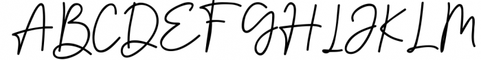 Hevana Signature Font UPPERCASE