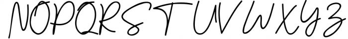 Hevana Signature Font UPPERCASE