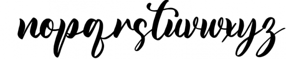 Heylena Script Font LOWERCASE