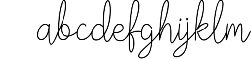 hello lover - monoline font Font LOWERCASE
