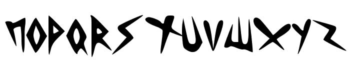 HEAVYCRIST Font LOWERCASE